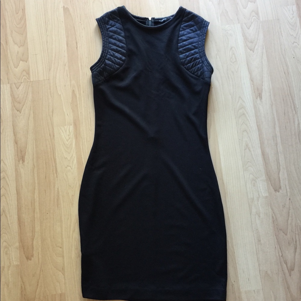 Ming Casual Little Black Sheath Knit Dress 9
